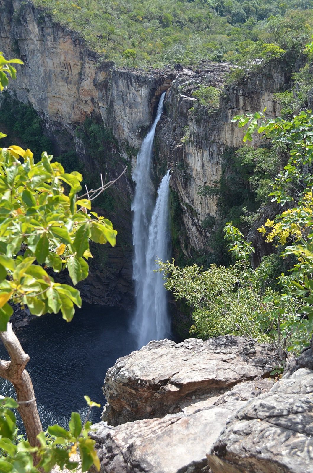 Salto I do Rio Preto visto do mirante
