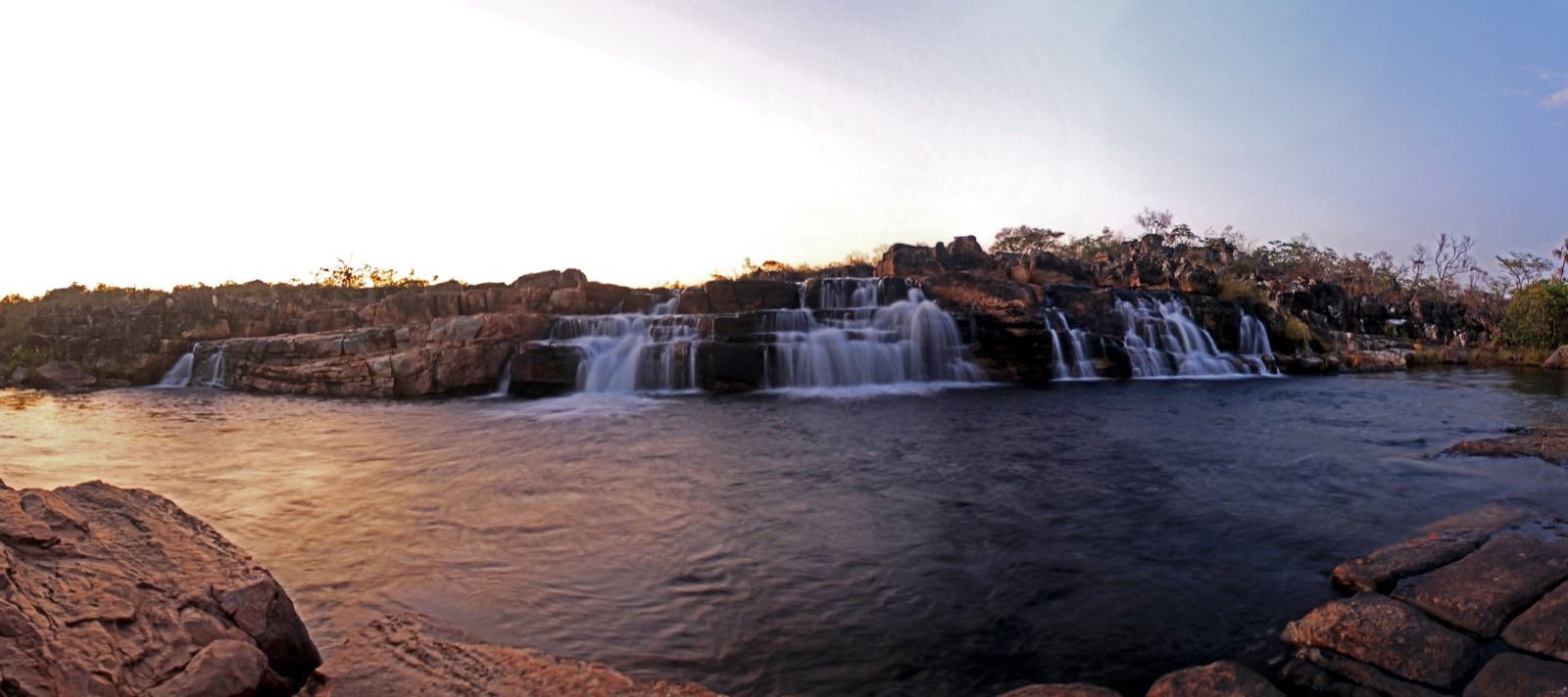 Cachoeira das Sete Quedas, ao fim da travessia